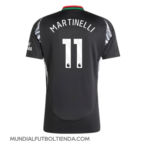 Camiseta Arsenal Gabriel Martinelli #11 Segunda Equipación Replica 2024-25 mangas cortas